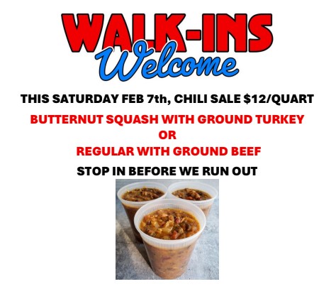 chili walk ins